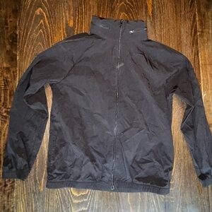Victoria’s Secret PINK windbreaker jacket in black with hood size medium